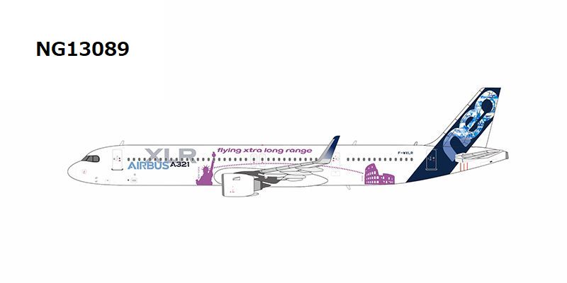 NG13089 NG MODELS Airbus house color / エアバスハウスカラー Flying Xtra Long Range cs; equipped with CFMI LEAP-1A engines A321XLR F-WXLR 1:400 完売しました。