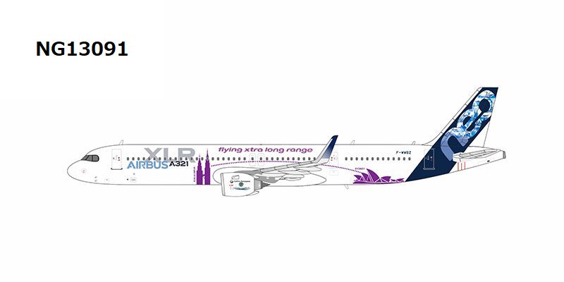 NG13091 NG MODELS Airbus house color / エアバスハウスカラー Flying Xtra Long Range cs; equipped with 