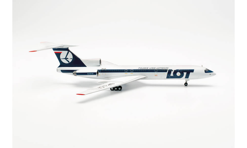 572712 Herpa LOT Polish Airlines / LOTポーランド航空 TU-154M SP-LCI 1:200