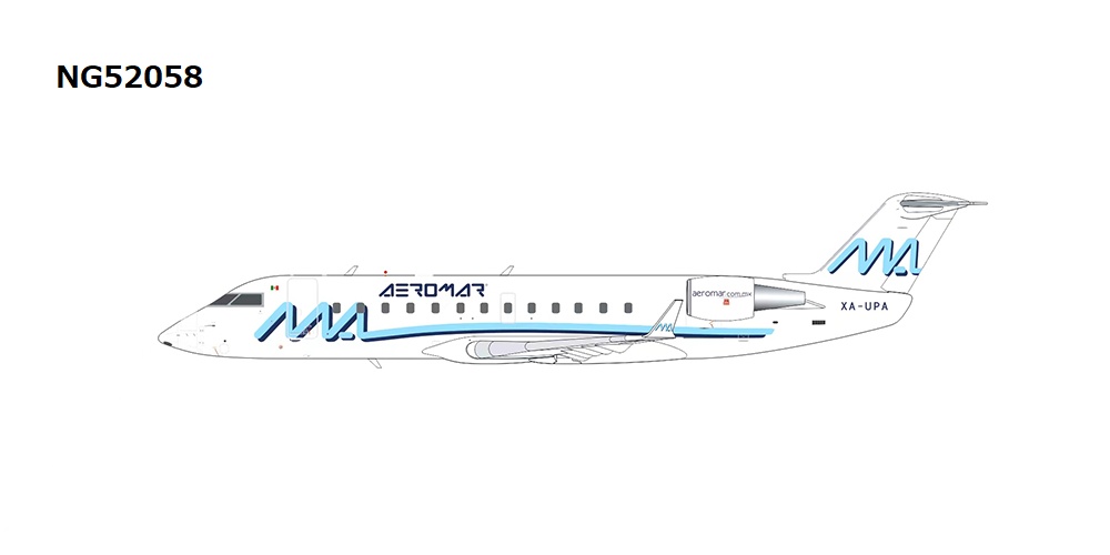 NG52058 NG MODELS Aeromar / アエロマール航空 CRJ-200ER XA-UPA 1:200 お取り寄せ