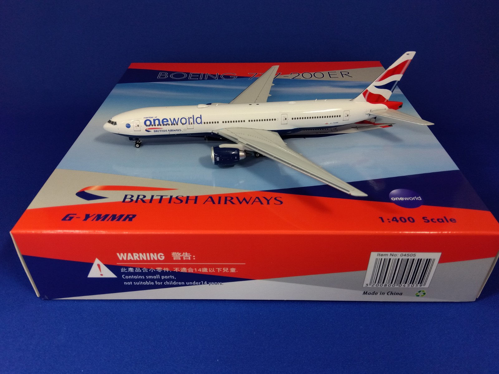 04505 Phoenix British Airways / 英国航空 ブリティッシュ・エアウェイズ one world B777-200ER G-YMMR 1:400 完売しました。