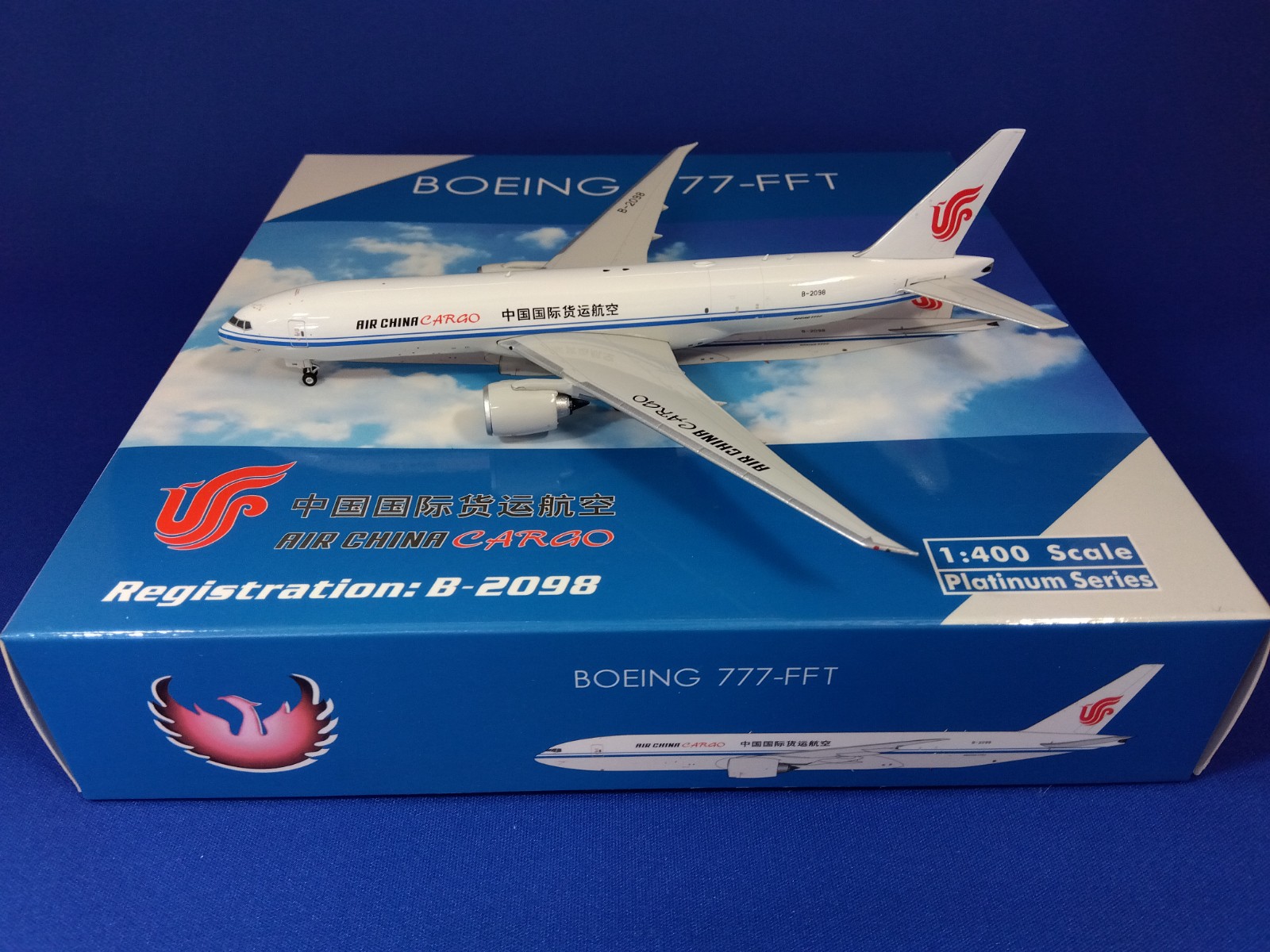 11707 Phoenix AIR CHINA CARGO / 中国国際貨物 B777-200F B-2098 1:400 完売しました。