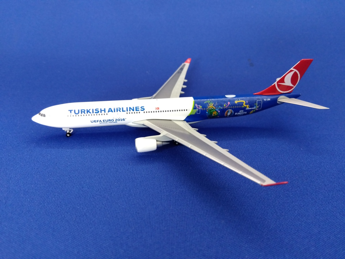 529556 Herpa Turkish / トルコ航空 ターキッシュ エアラインズ A330-300 UEFA EURO2016 FRANCE TC-JOH 1:500 完売しました。