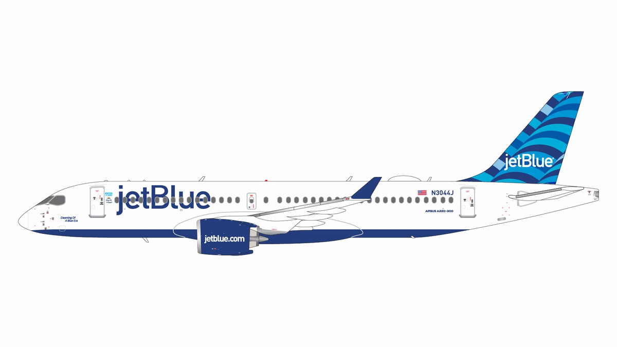 G2JBU1213 GEMINI 200 JetBlue Airways / ジェットブルー航空 A220-300 N3044J  1:200 完売しました。