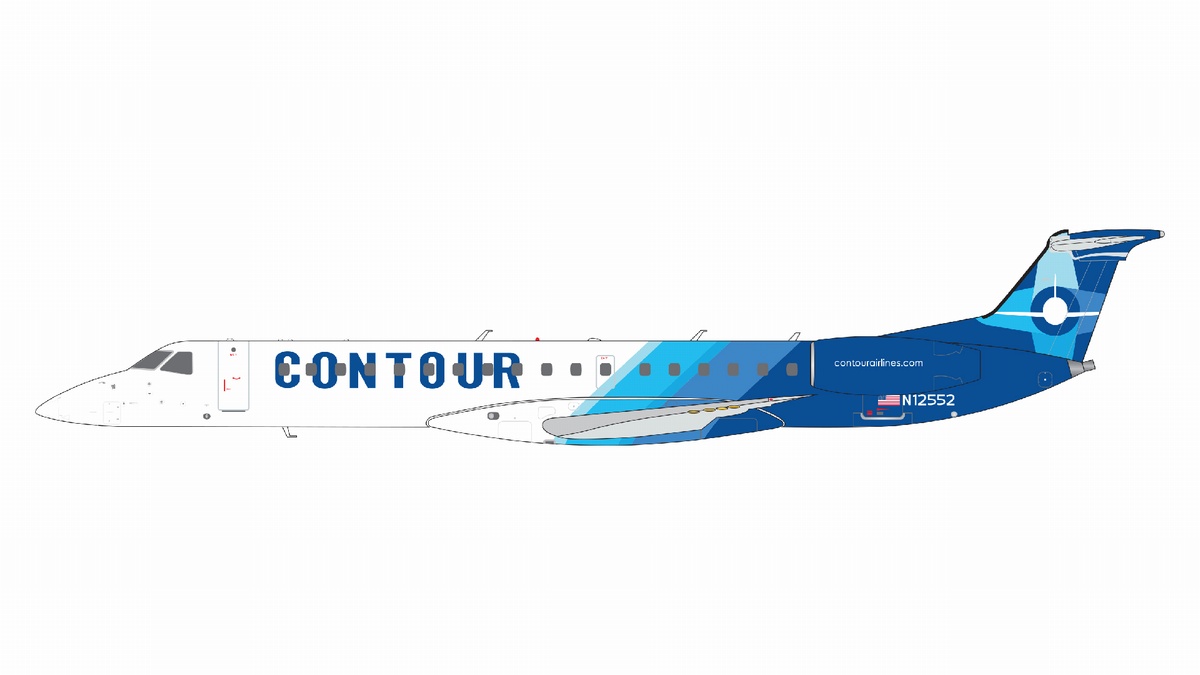 G2VTE1218 GEMINI 200 Contour Airlines / コンツアー・アビエーション ERJ 145LR N12552  1:200 お取り寄せ