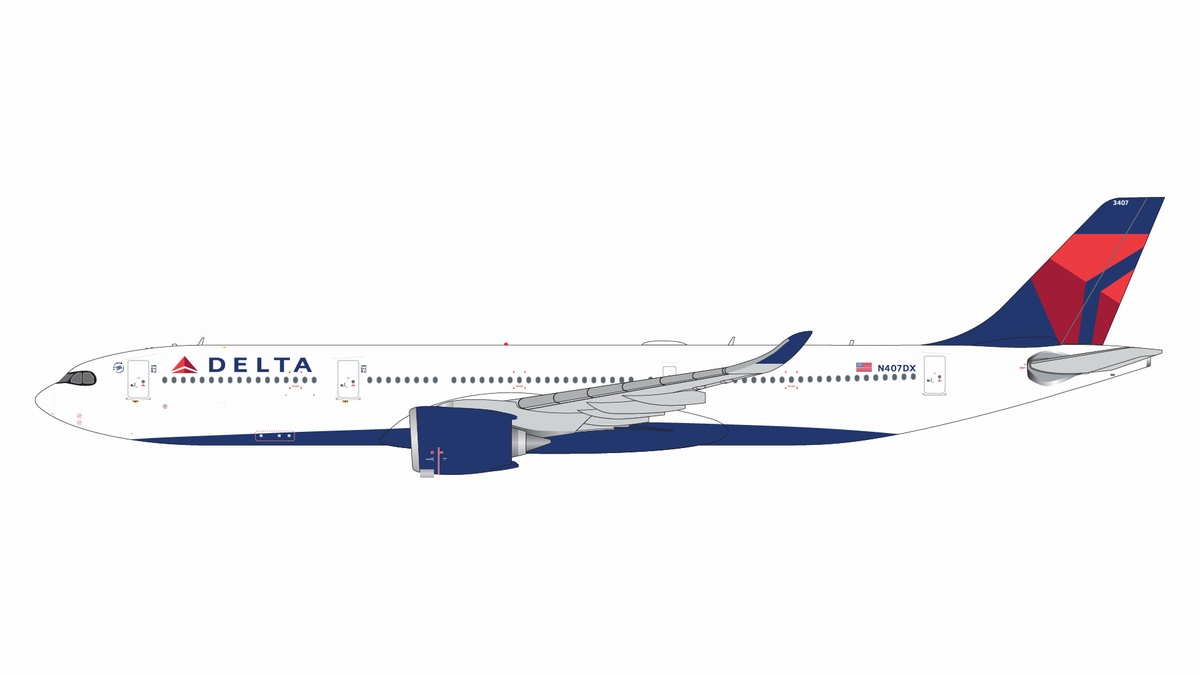 GJDAL2096 GEMINI JETS Delta Air Lines / デルタ航空 A330-900neo N407DX 1:400 完売しました。