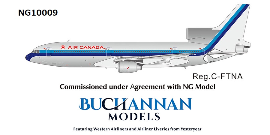 NG10009 NG MODELS Air Canada / エア・カナダ Eastern Airlines(bare metal) livery L-1011-1 C-FTNA 1:400 完売しました。