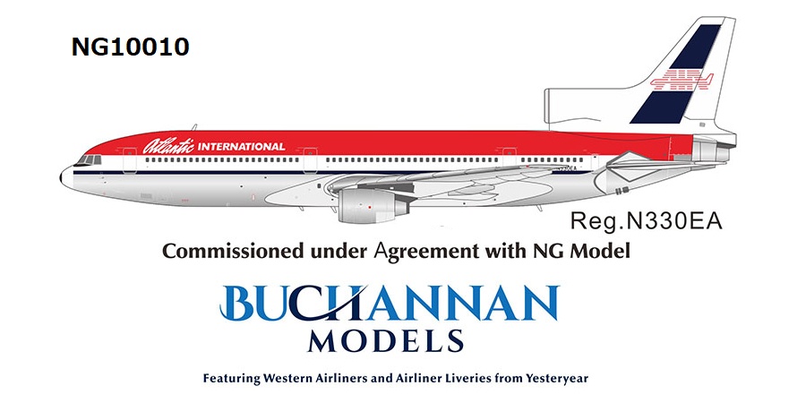NG10010 NG MODELS Atlantic International / アトランティック・インターナショナル L-1011-1 N330EA 1:400 お取り寄せ