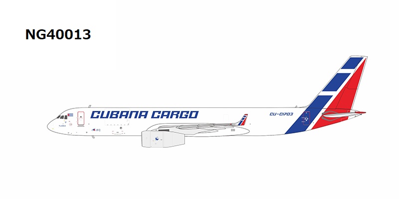 NG40013 NG MODELS Cubana Cargo / クバーナ航空 貨物 Tu-204-100SE(TU-204CE) CU-C1703 1:400 お取り寄せ