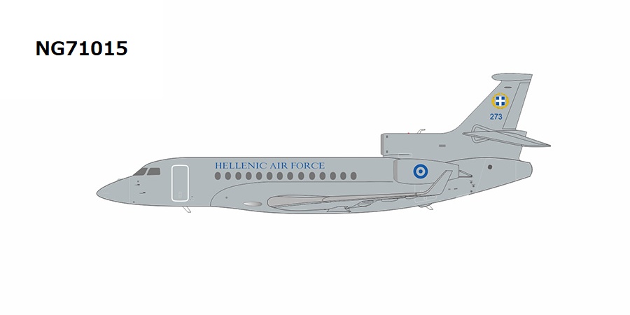 NG71015 NG MODELS Greek air force/Hellenic Air Force / ギリシャ空軍 Greece - Air Force Falcon 7X 273 1:200 お取り寄せ