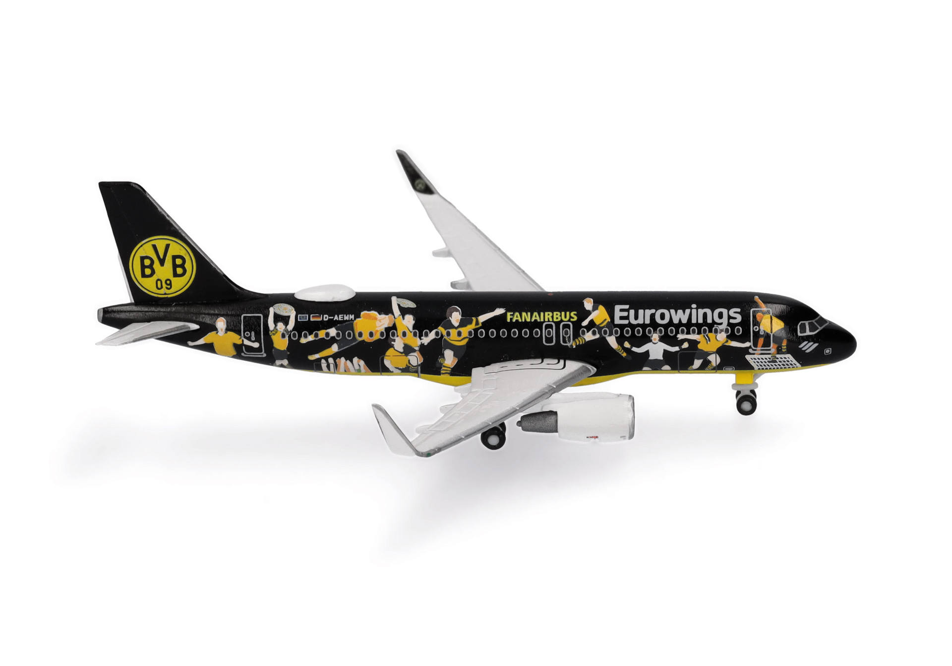 536981 Herpa Eurowings / ユーロウイングス A320 D-AEWM BVB Fanairbus 1:500
