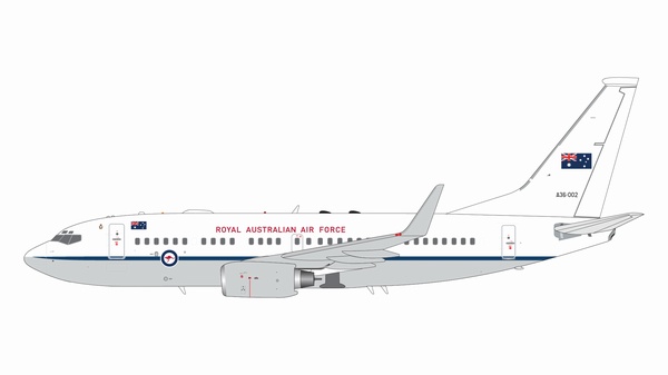 G2RAA1223 GEMINI 200 Royal Australian Air Force/RAAF / オーストラリア空軍 B737-700W A36-002  1:200 お取り寄せ