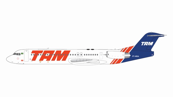 G2TAM1234 GEMINI 200 TAM / タム/ラタム ブラジル Fokker 100 PT-MRA  1:200 完売しました。