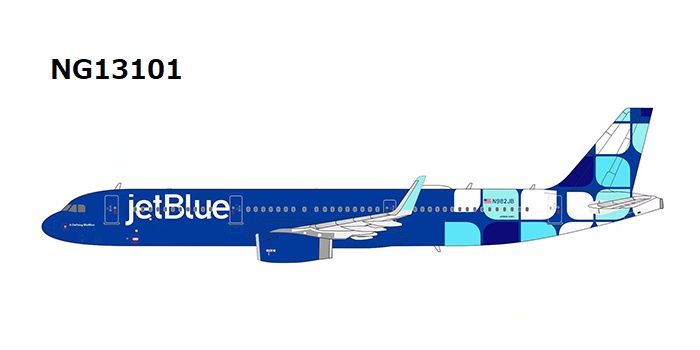 NG13101 NG MODELS JetBlue Airways / ジェットブルー航空 named "A Defining MoMint" A321-200/w N982JB 1:400 完売しました。