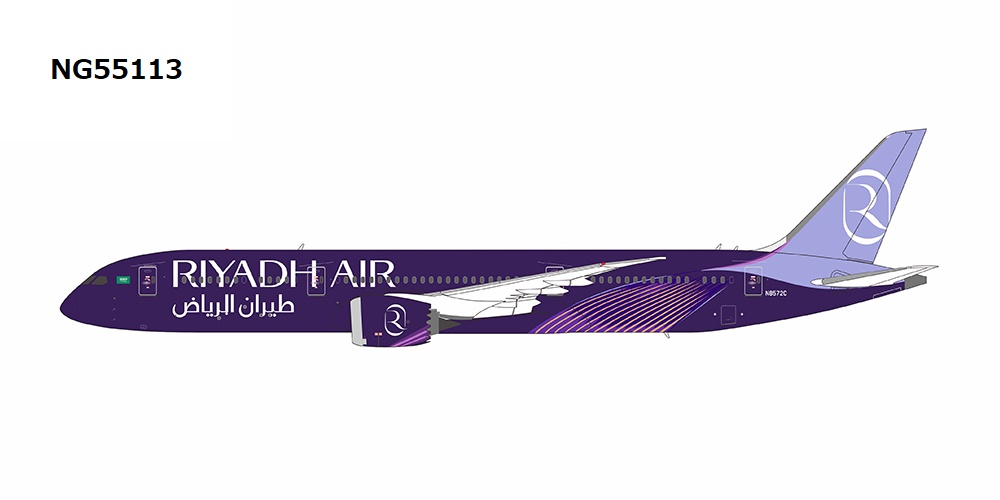 NG55113 NG MODELS Riyadh Air / リヤド航空 B787-9 N8572C 1:400 完売しました。
