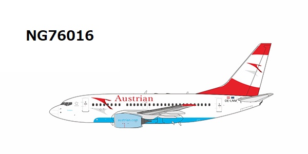 NG76016 NG MODELS Austrian Airlines / オーストリア航空 B737-600 OE-LNM 1:400 完売しました。