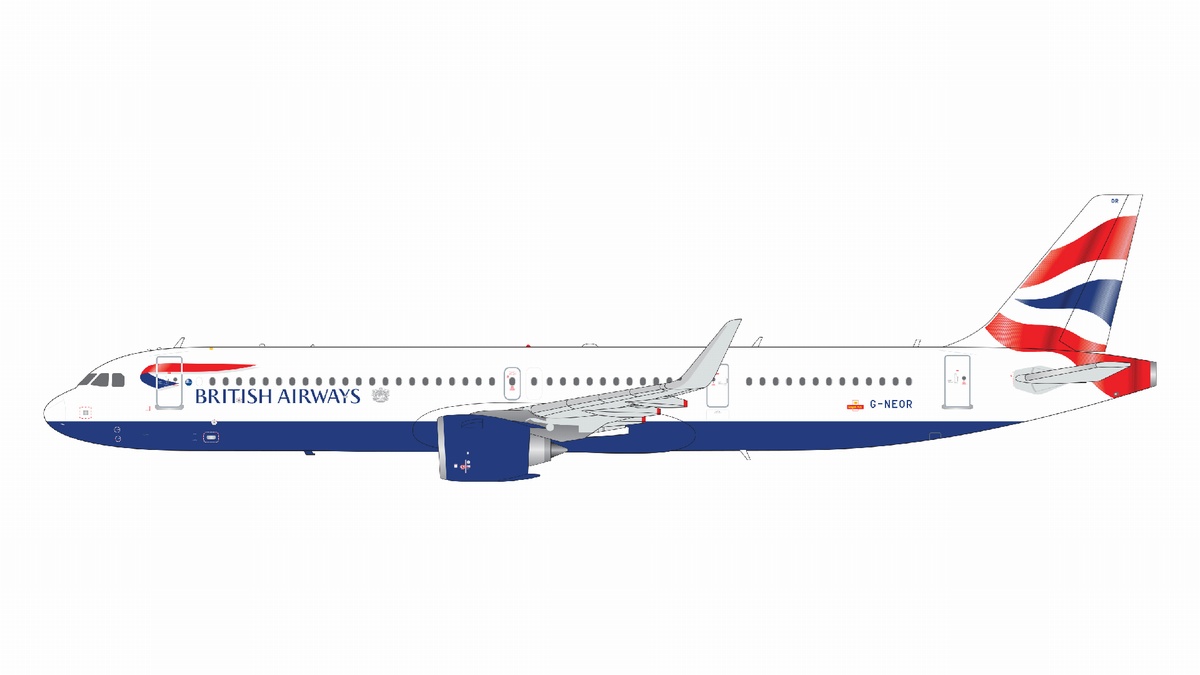 G2BAW1128 GEMINI 200 British Airways / 英国航空 ブリティッシュ・エアウェイズ A321neo G-NEOR  1:200 完売しました。