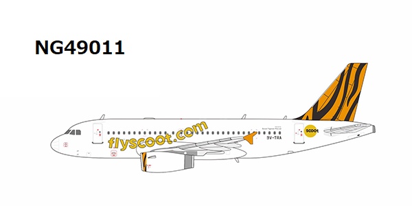 NG49011 NG MODELS SCOOT / スクート A319-100 9V-TRA 1:400 お取り寄せ