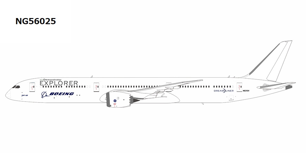 NG56025 NG MODELS Boeing / ボーイングカラー specific eco demonstrator B787-10 N8290V 1:400 完売しました。