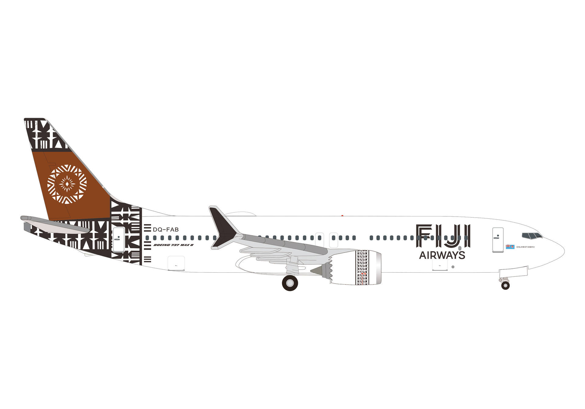 537117 Herpa FIJI AIRWAYS / フィジー・エアウェイズ B737 MAX8 DQ-FAB Island of Kadavu 1:500 完売しました。