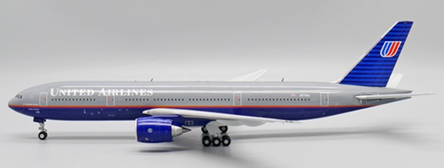 XX20155 JC WING United Airlines / ユナイテッド航空 First Commercial Flight of 777 B777-200 N777UA  スタンド付 1:200 完売しました。