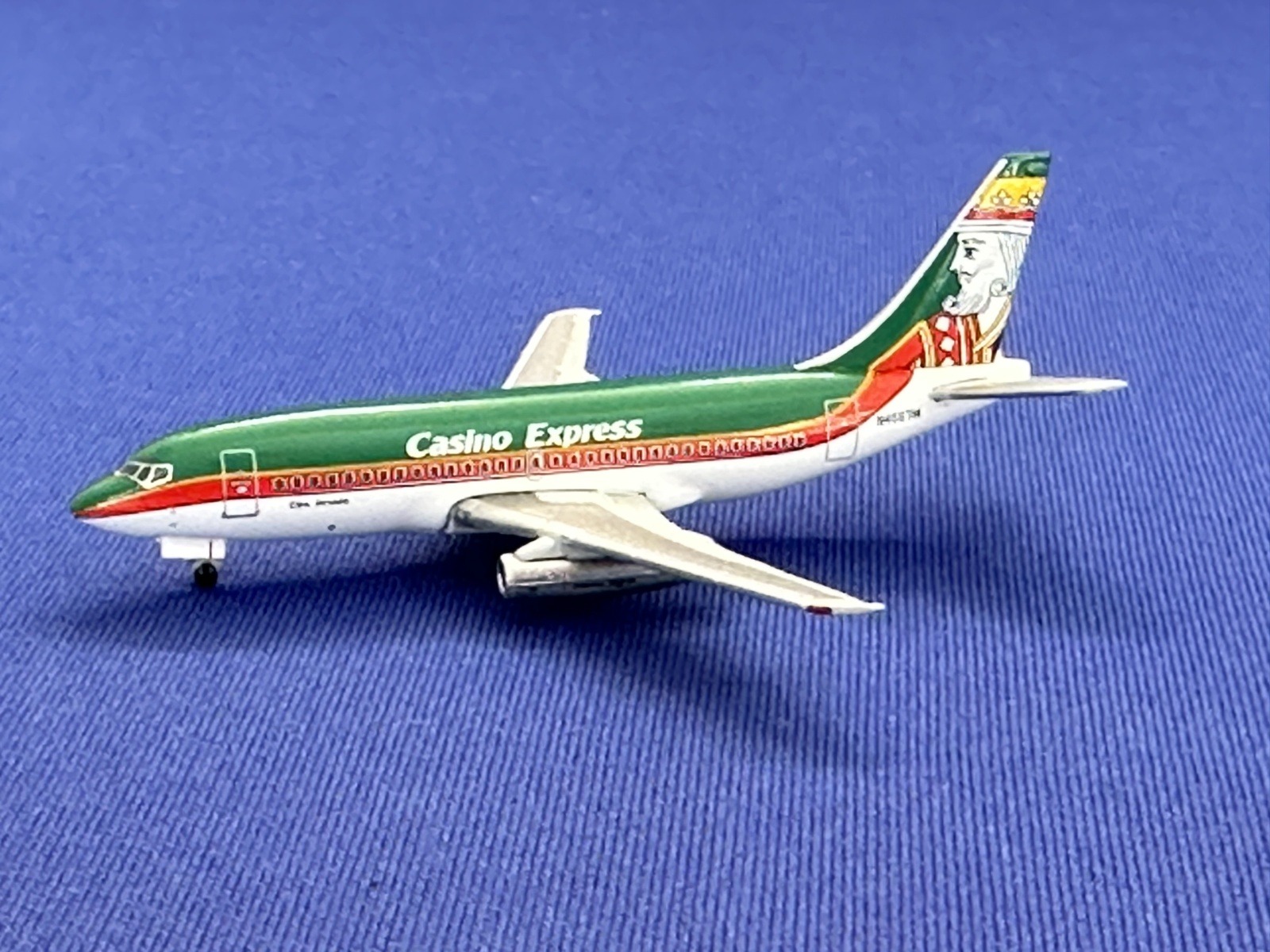 535694 Herpa CLUB MODELS CASINO EXPRESS / カジノ・エクスプレス King of Diamondos B737-200 N456TM プラスチック製スタンド付 1:500 メーカー完売