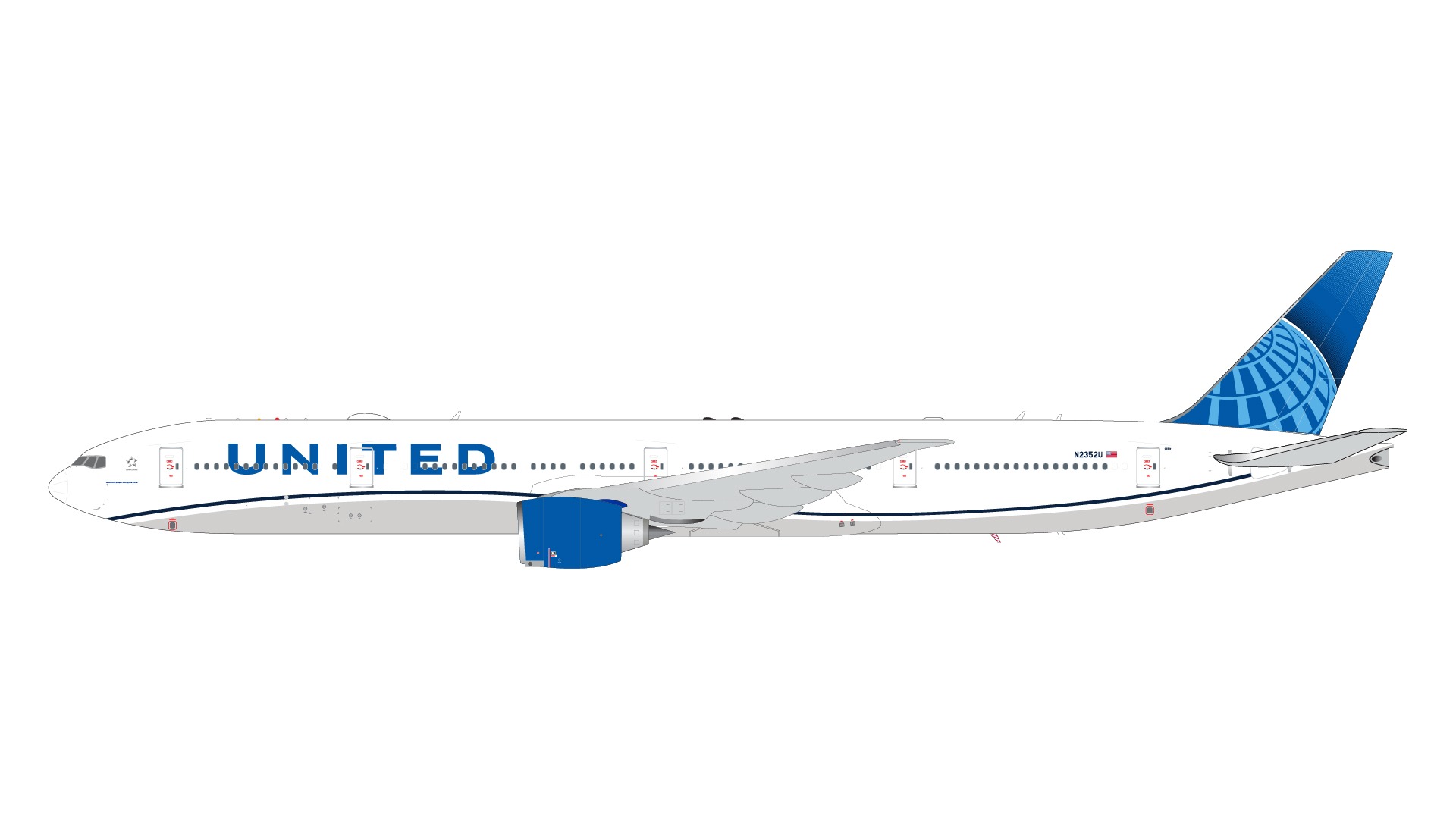 G2UAL1247 GEMINI 200 United Airlines / ユナイテッド航空 B777-300ER N2352U  1:200 完売しました。