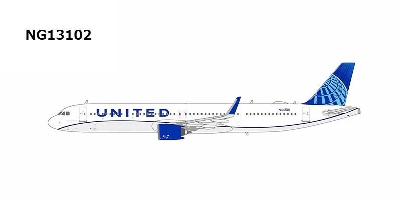 NG13102 NG MODELS United Airlines / ユナイテッド航空 A321neo N44501 1:400 完売しました。