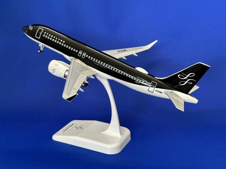 SFJ1509 STARFLYER / スターフライヤー A320neo JA28MC 組立品 スナップインモデル 1:150 完売しました。