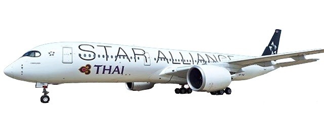 XX40201 JC WING Thai Airways / タイ国際航空 Star Alliance A350-900XWB HS-THQ 1:400 完売しました。