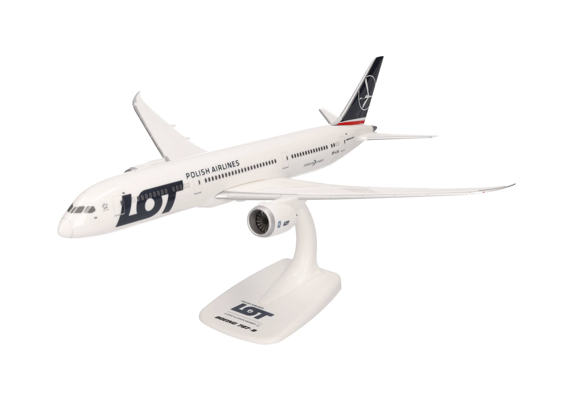 614108 Herpa SNAPFIT LOT Polish Airlines / LOTポーランド航空 B787-9 SP-LSA 1:200 予約