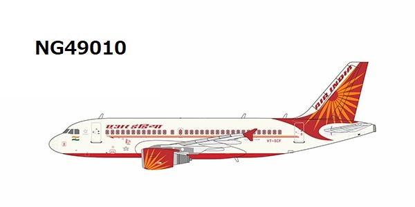 NG49010 NG MODELS Air India / エア インディア with "150 Years of Celebrating The Mahatma" sticker A319-100 VT-SCF 1:400 完売しました。
