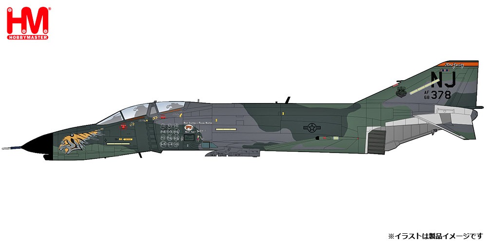 HA19057 HOBBY MASTER U.S. Air Force / アメリカ空軍 F-4E ファントム2 第108戦闘飛行隊 1988 1:72 完売しました。