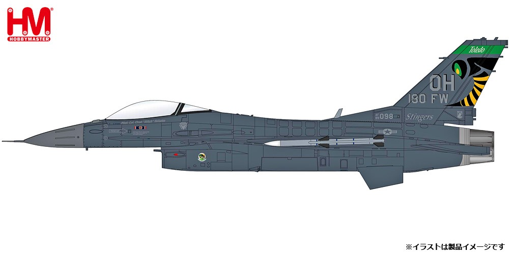 HA38035 HOBBY MASTER U.S. Air Force / アメリカ空軍 F-16C オハイオANG 2023 1:72 完売しました。