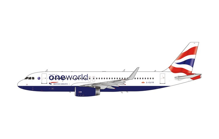 04576 Phoenix British Airways / 英国航空 ブリティッシュ・エアウェイズ oneworld A320 G-EUYR 1:400 完売しました。