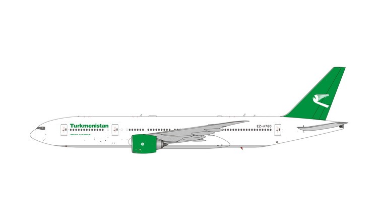 11878 Phoenix Turkmenistan Airlines / トルクメニスタン航空 B777-200LR EZ-A780 1:400 お取り寄せ