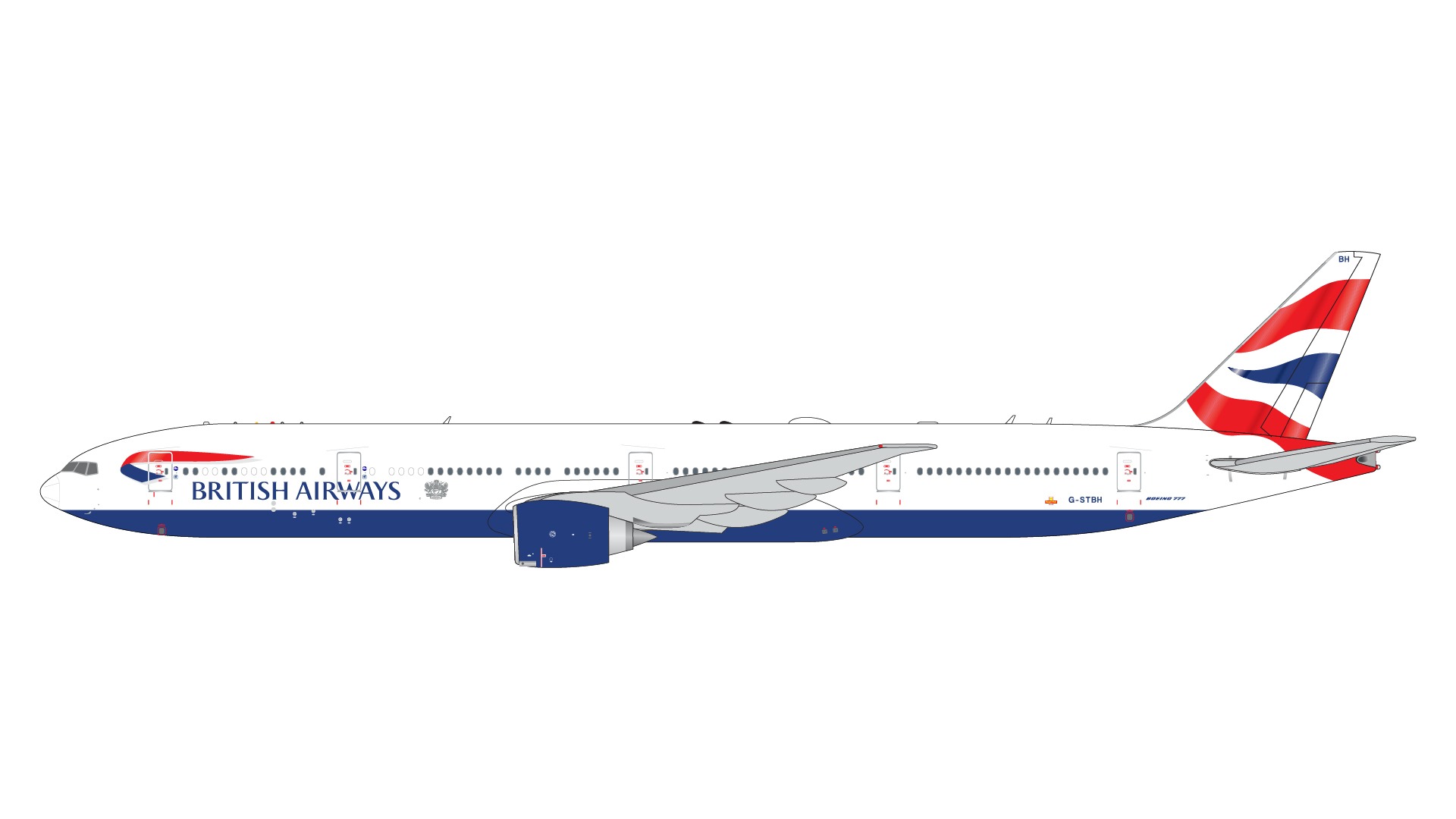 GJBAW2118 GEMINI JETS British Airways / 英国航空 ブリティッシュ・エアウェイズ B777-300ER G-STBH 1:400 完売しました。