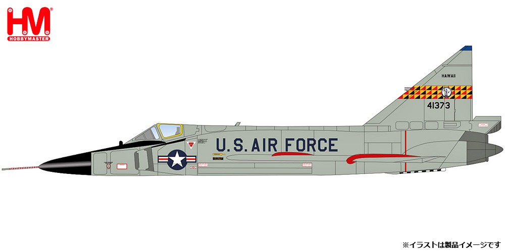 HA3117 HOBBY MASTER U.S. Air Force / アメリカ空軍 F-102A デルタダガー  "ハワイANG ケースXウィング" 1:72 お取り寄せ