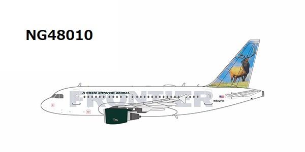 NG48010 NG MODELS Frontier Airlines / フロンティア航空 Montana the Elk A318-100 N802FR 1:400 お取り寄せ