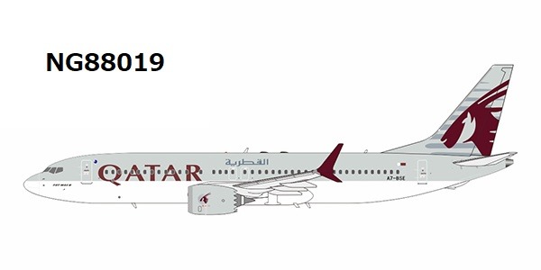 NG88019 NG MODELS Qatar Airways / カタール航空 B737 MAX8 A7-BSE 1:400 お取り寄せ