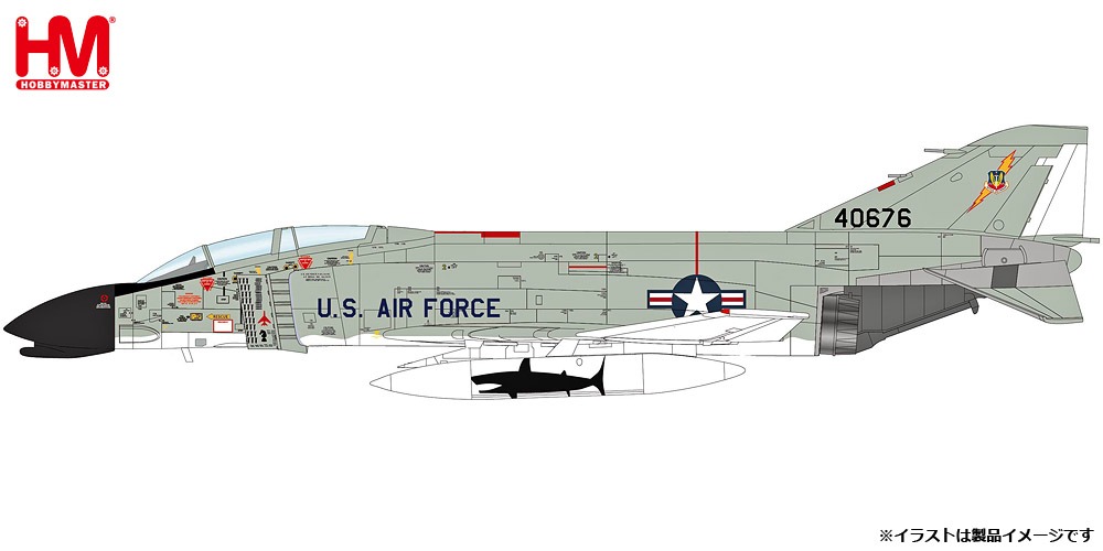 HA19062 HOBBY MASTER U.S. Air Force / アメリカ空軍 F-4C ファントム2 第45戦術戦闘飛行隊 1965 1:72 完売しました。