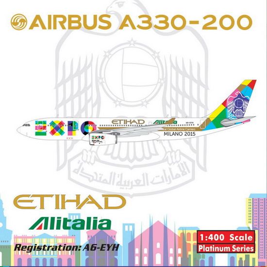 11036 Phoenix Etihad Airways / エティハド航空 EXPO 2015 A330-200 A6-EYH 1:400 お取り寄せ