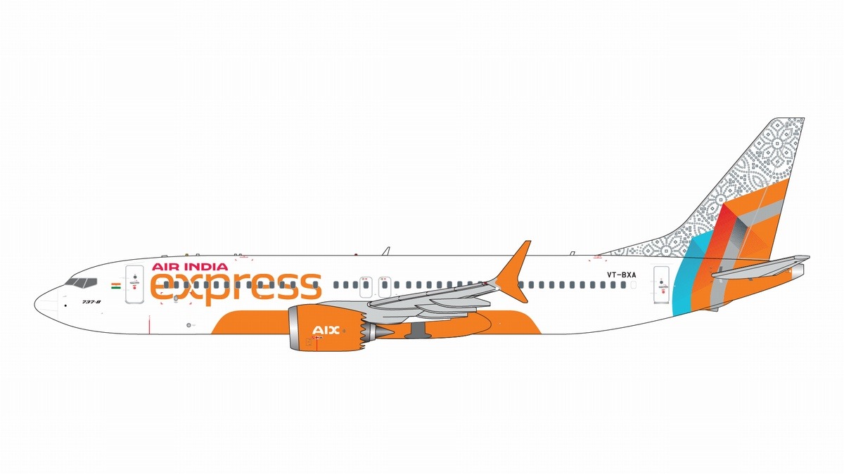 GJAXB2260 GEMINI JETS Air India / エア インディア B737 MAX8 VT-BXA 1:400