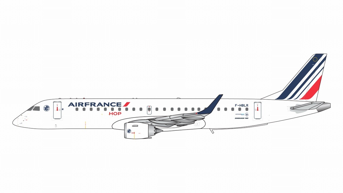 GJHOP1615 GEMINI JETS Air France / エールフランス current livery E190-100STD F-HBLR 1:400