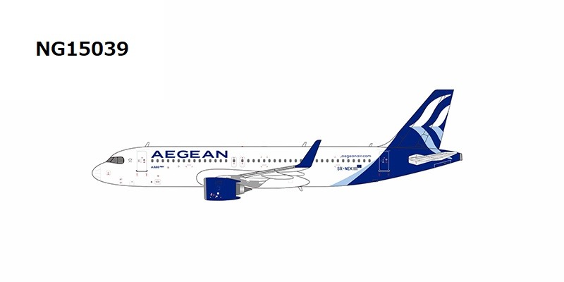 NG15039 NG MODELS Aegean Airlines / エーゲ航空 n/c A320neo SX-NEK 1:400 完売しました。