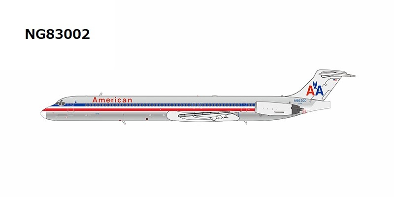 NG83002 NG MODELS American Airlines / アメリカン航空 new mould first launch MD-83 N9620D 1:400 完売しました。