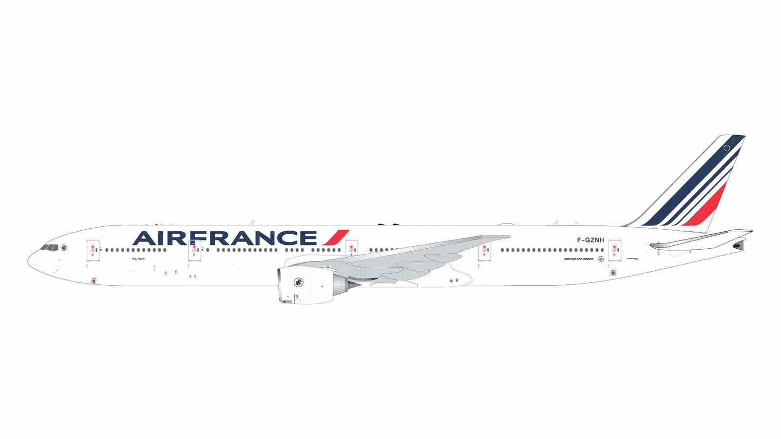 GJAFR2248 GEMINI JETS Air France / エールフランス new livery B777-300ER F-GZNH 1:400 完売しました。