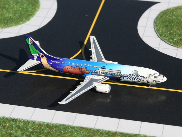 GJ70944 GEMINI JETS Alaska / アラスカ航空 B737-400 Spirit of Alaska Statehood CS N705AS 1:400 完売しました。
