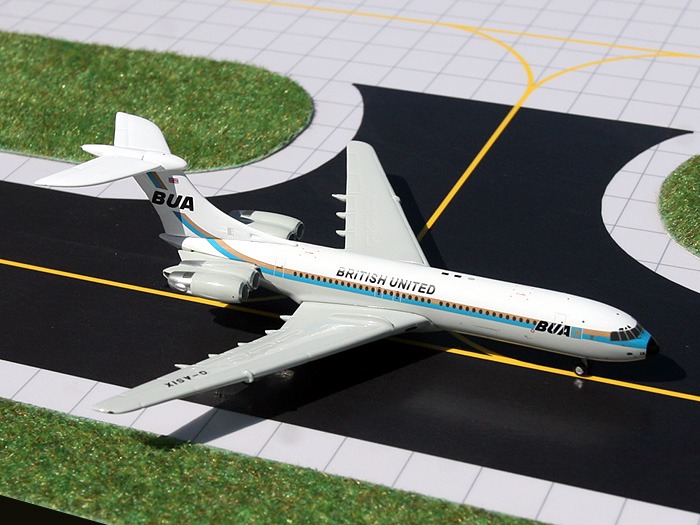 GJ70693 GEMINI JETS BUA / BRITISH UNITED AIRWAYS VC-10 G-AVFF 1:400 完売しました。