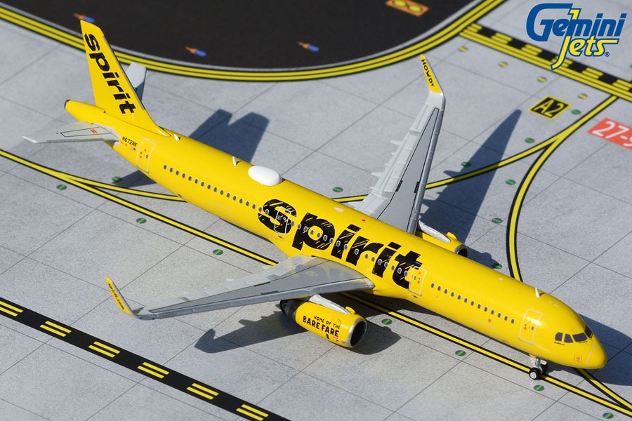 GJNKS1526 GEMINI JETS Spirit / スピリット航空 A321-200 N672NK 1:400 メーカー完売
